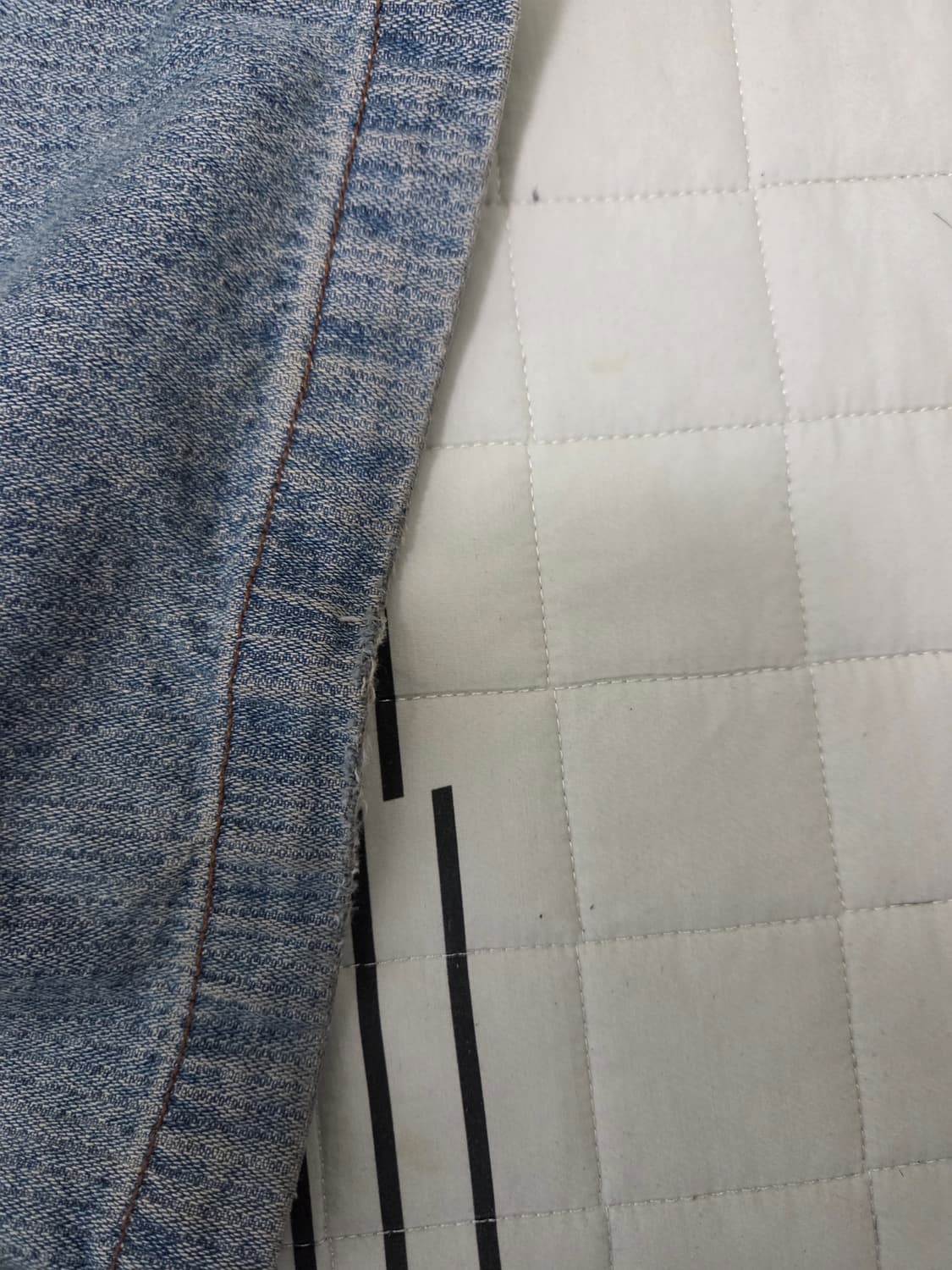 노운 코듀로이 데님 팬츠 연청 상품이미지5