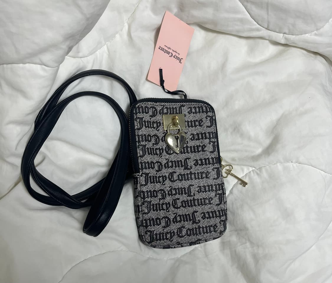 쥬시꾸뛰르 하트 체인 빈티지 열쇠 가방 y2k 소형 크로스 백 갸루 상품이미지2