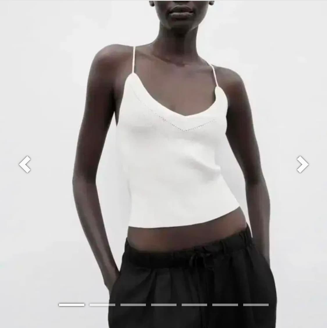 Zara 니트 탱크탑 자라 니트 나시 s 상품이미지1