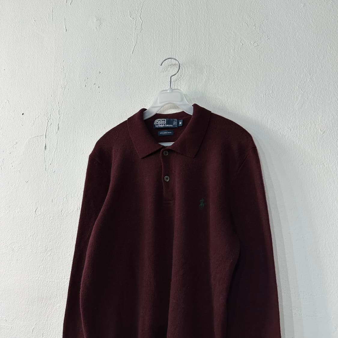 폴로랄프로렌 램스울 카라니트 100 상품이미지2