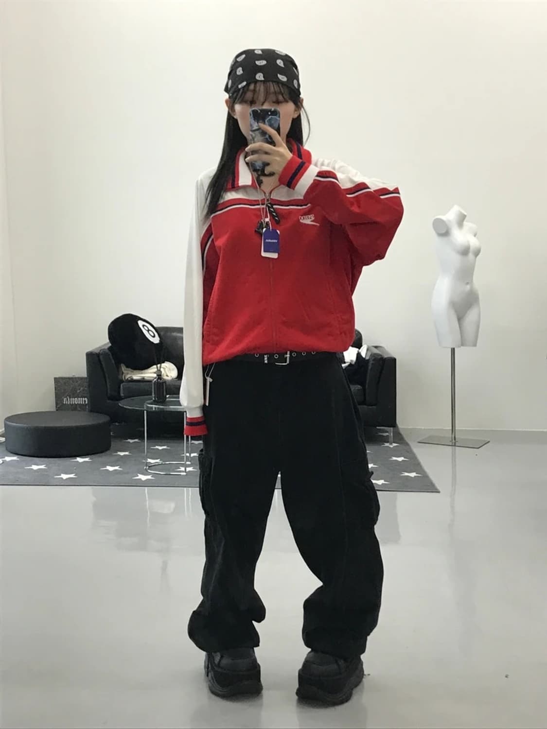 미즈노 화이트 레드 져지 상품이미지1