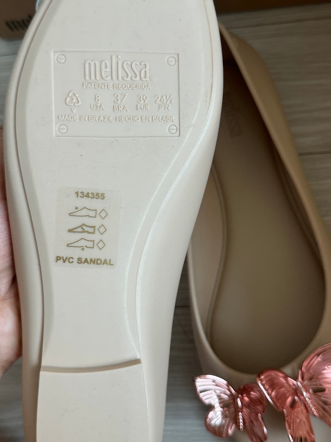 멜리사 245-250(8사이즈 ) 나비장식 상품이미지2