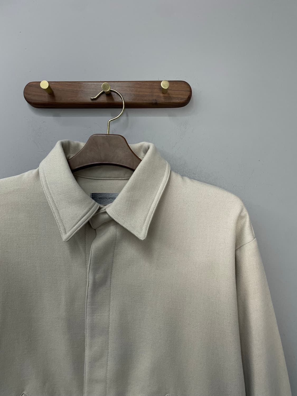 메종 미네드 아이보리 블루종 자켓 H1814 상품이미지3