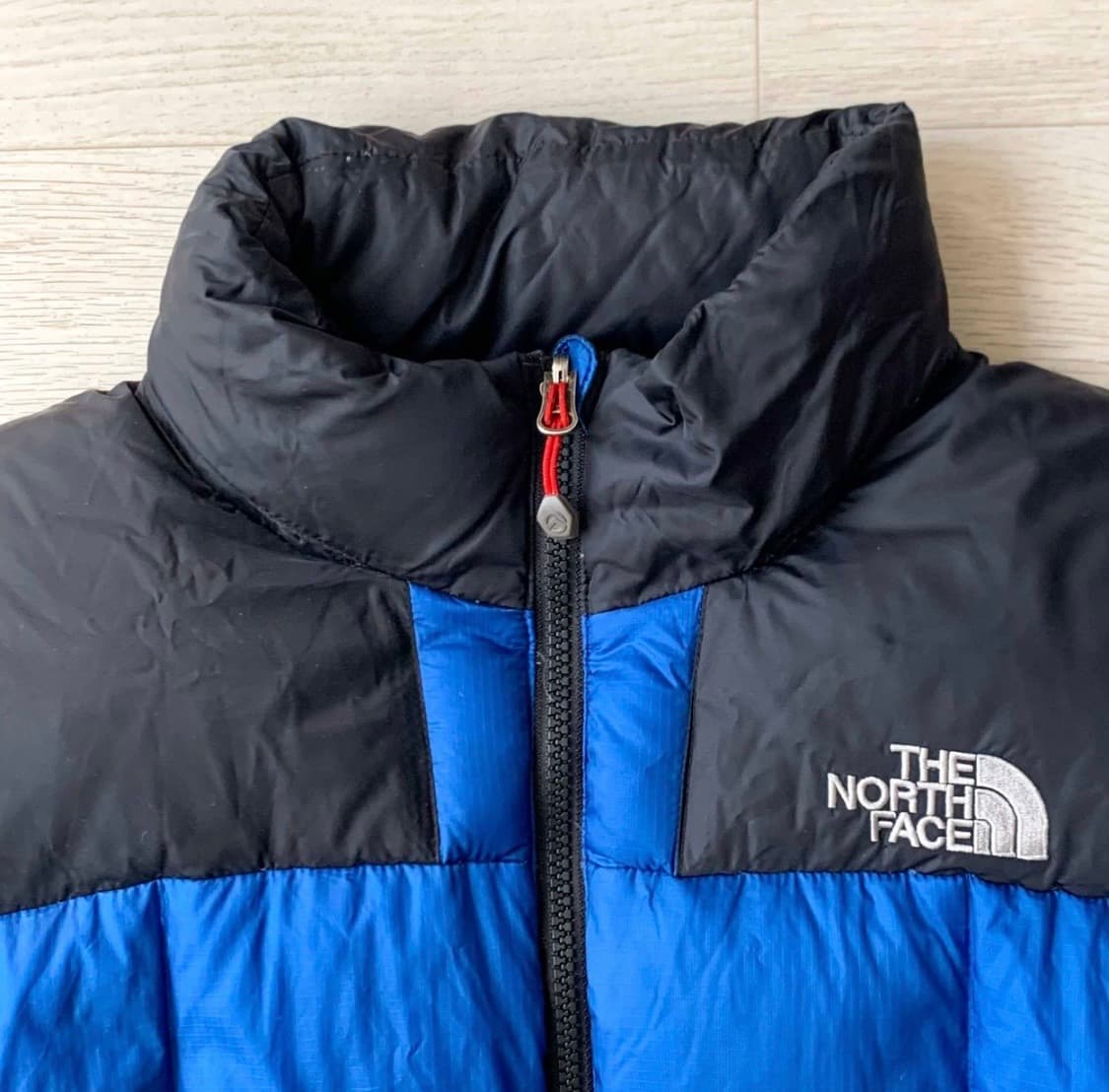 노스페이스 800 구스 다운 패딩 블루 M 상품이미지3