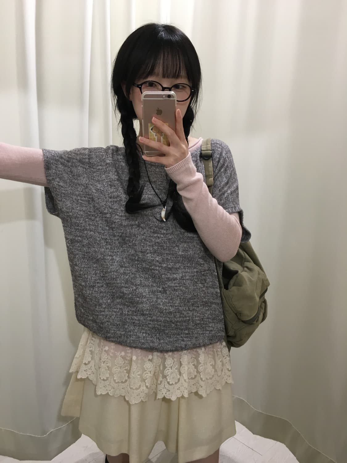 아이보리 플레어 미니 스커트 상품이미지6