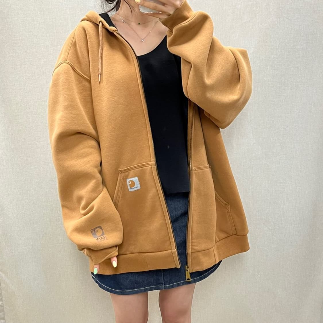 칼하트 써멀 레인디팬서 후드 집업/#3563 상품이미지2