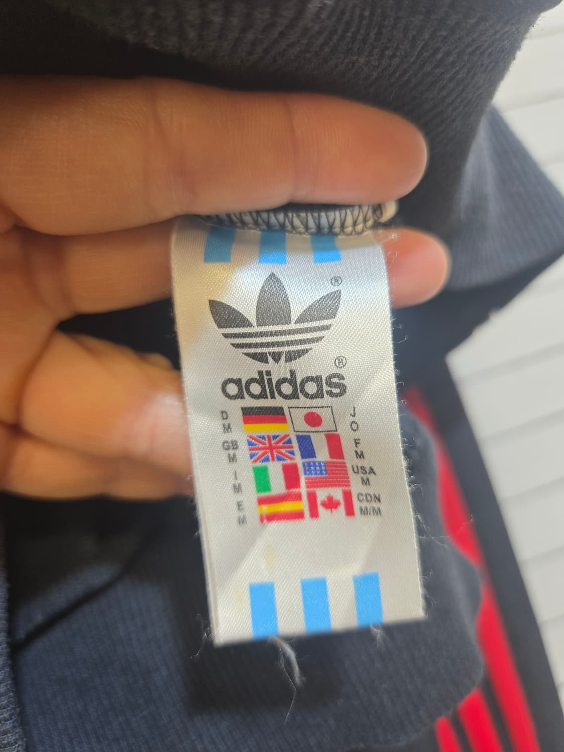 아디다스 검정색 져지 Barcelona 삼선 상품이미지8