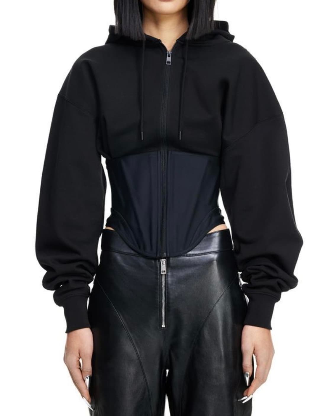 H&M x Mugler Corset Waist Zip Up 상품이미지4