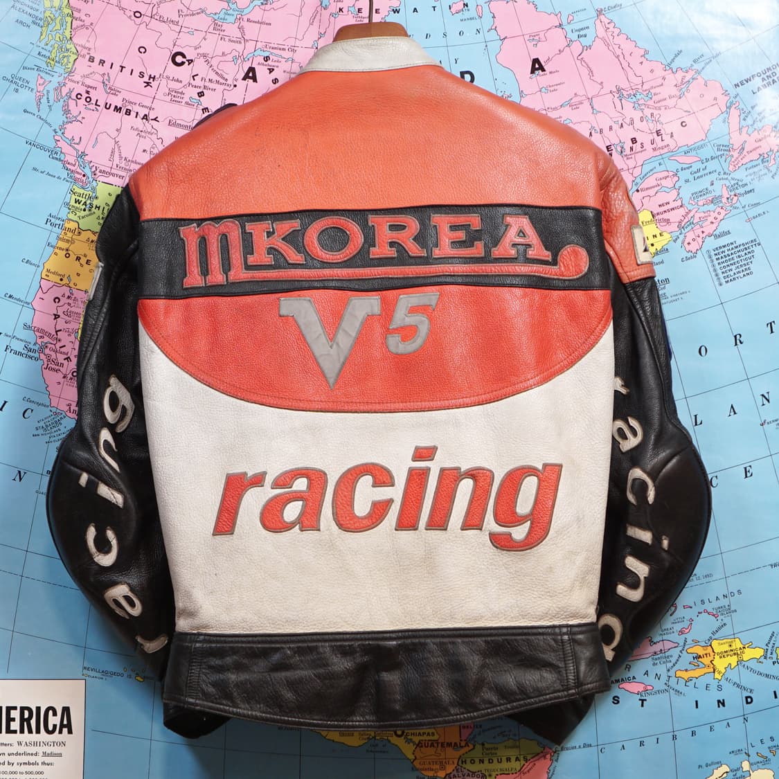 빈티지 레이싱 스폰서 바이크 자켓 상품이미지4