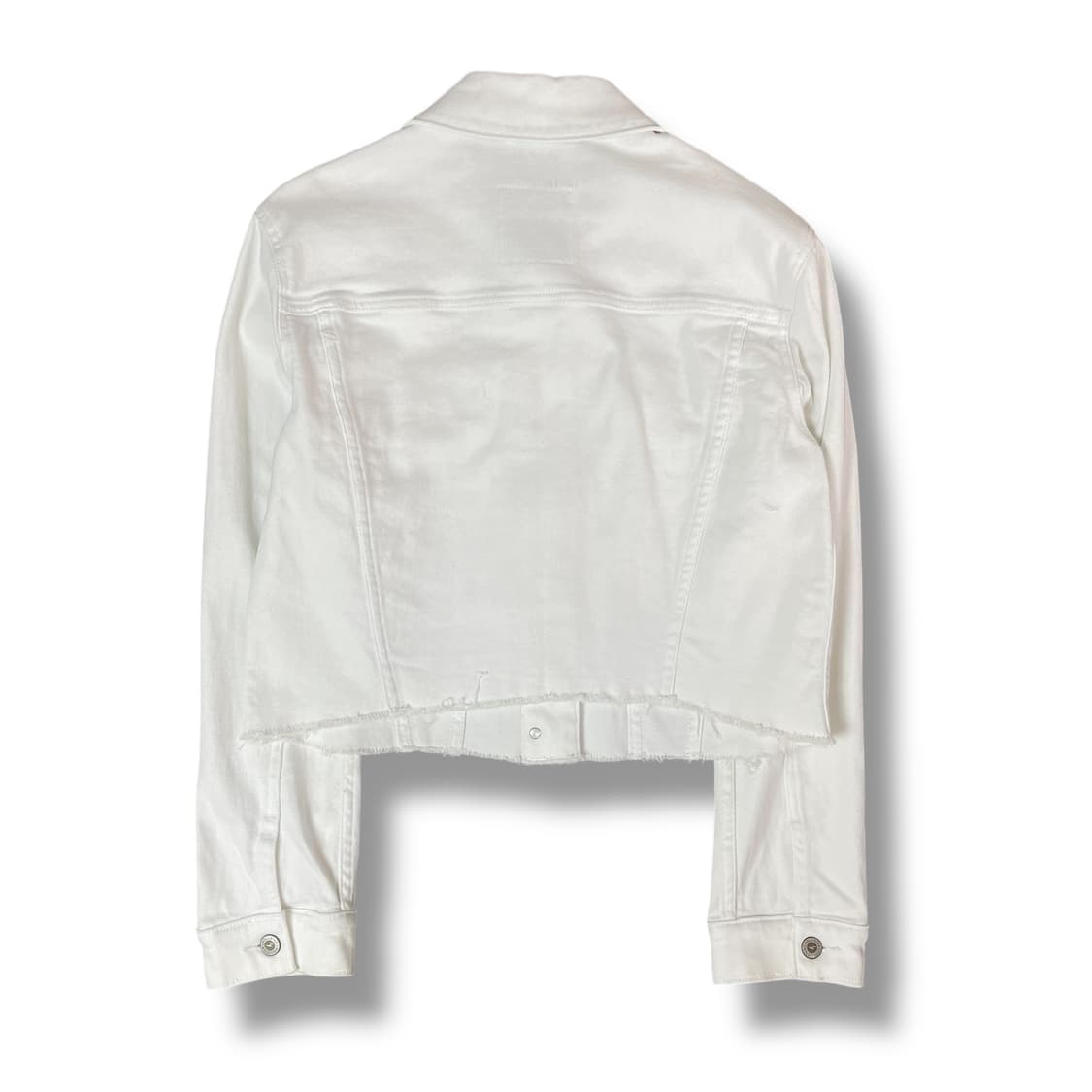 홀리스터 화이트 크롭 트러커 자켓 M 상품이미지2