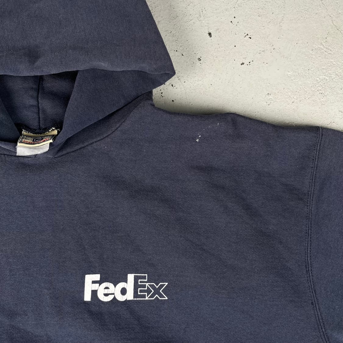 빈티지 FedEx 로고 후드 상품이미지5