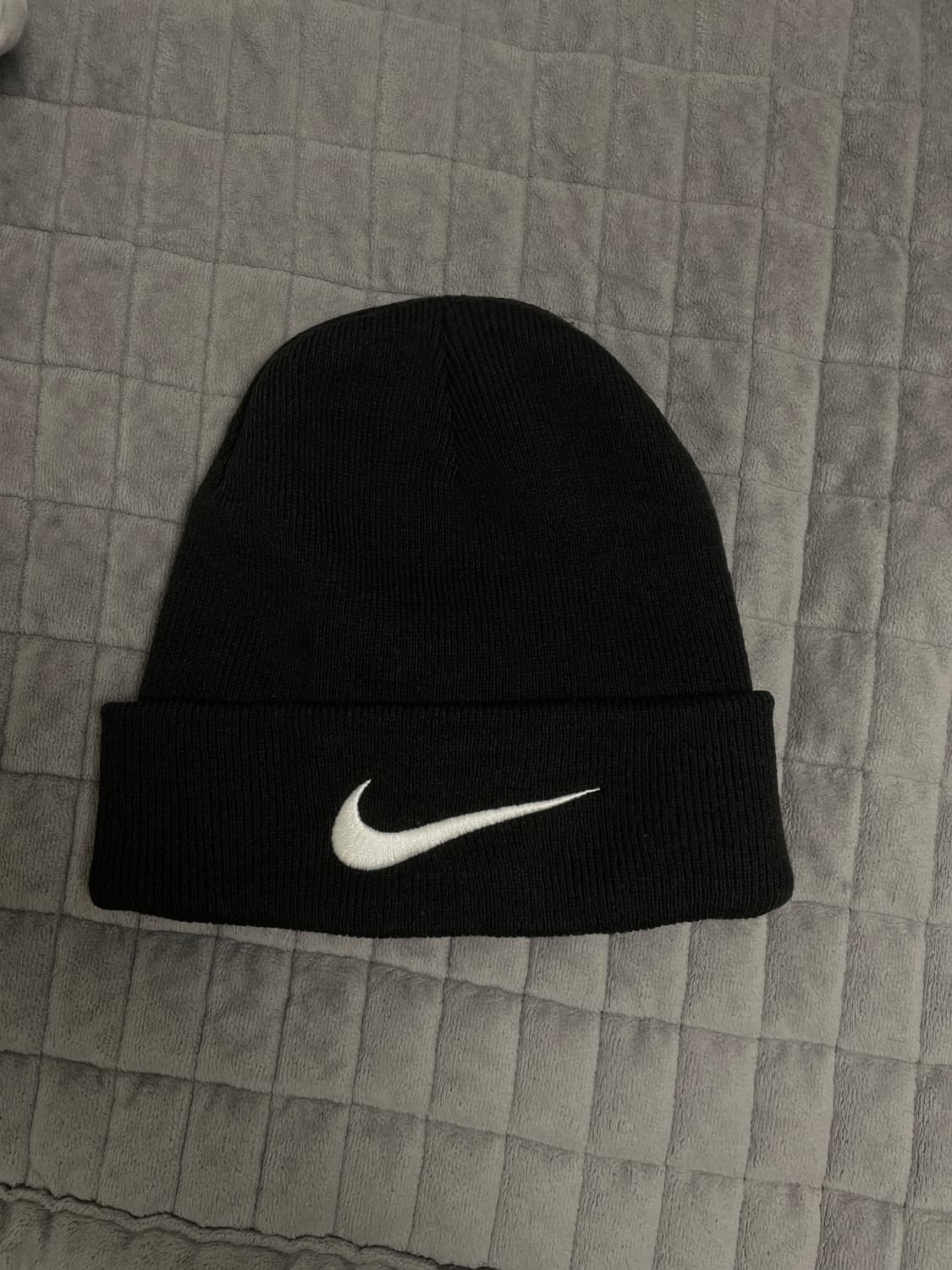 나이키x스투시 커프 비니 블랙 초판(빅 로고) 상품이미지4