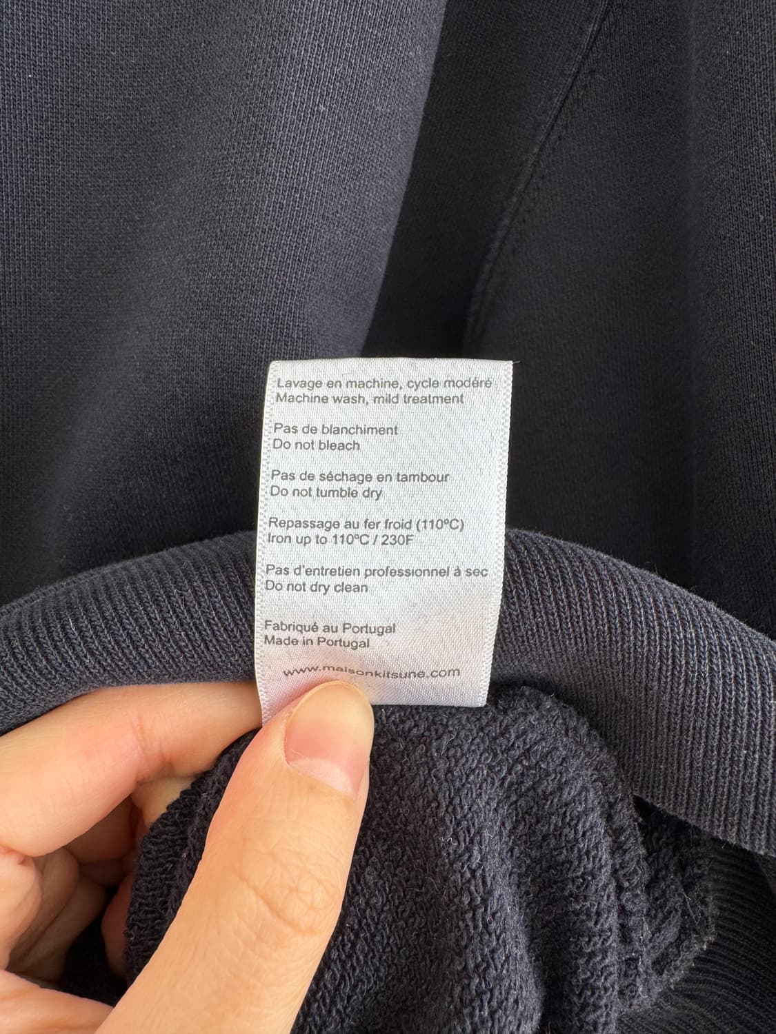 메종키츠네 코튼 후드티 상품이미지6