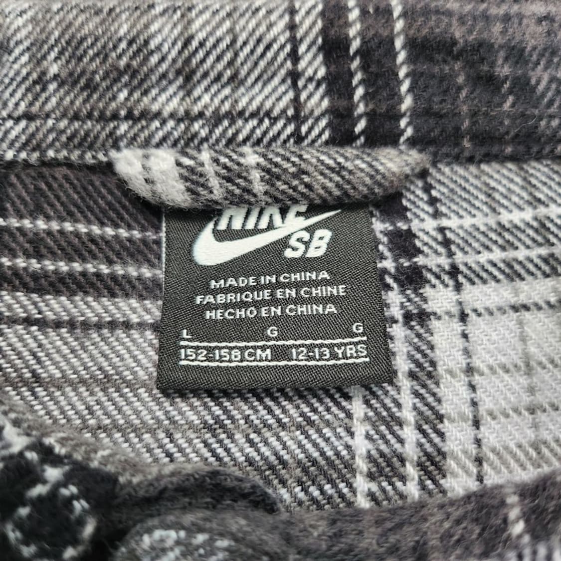NIKE SB 플란넬 체크 셔츠 L 상품이미지7