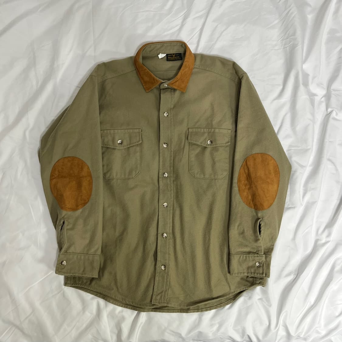 American Vintage . 빈티지 엘보패치 워크셔츠 상품이미지1