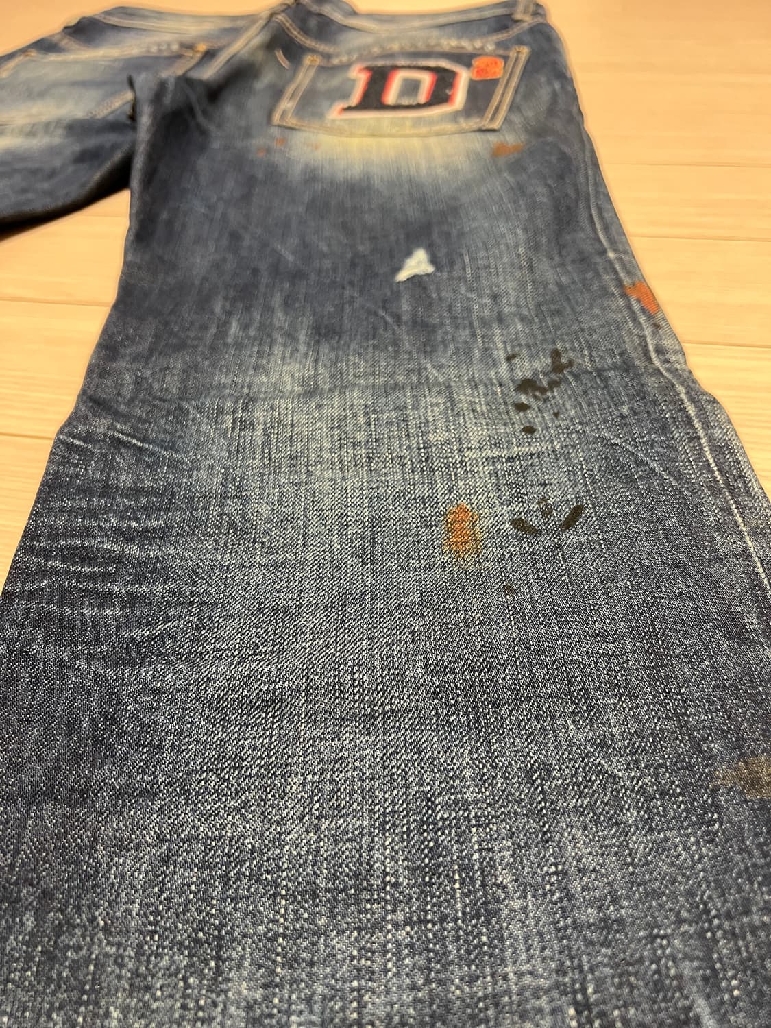 디스퀘어드 야구진2 워싱 데님 팬츠 / 46 (정품)  상품이미지6