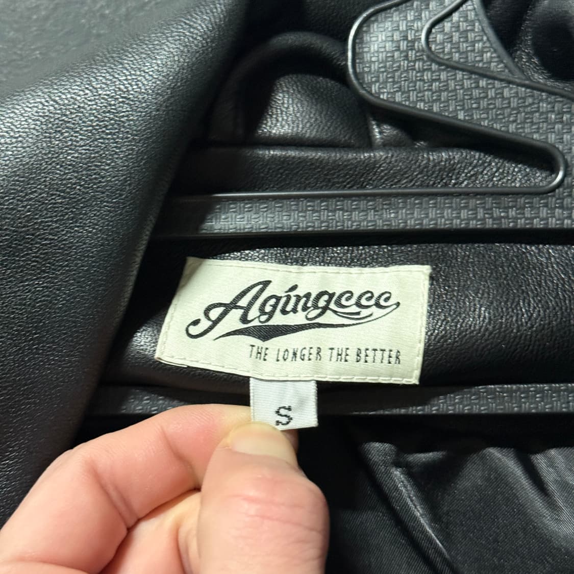 Agingccc 에이징씨씨씨 100% 양가죽 바이커 자켓 상품이미지5