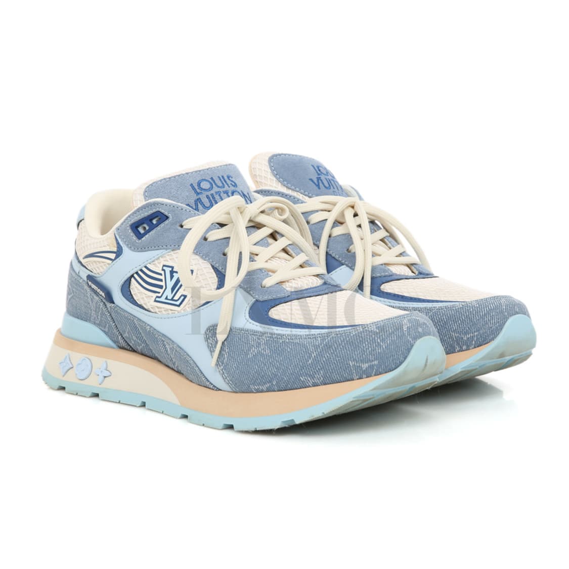 루이비통 런어웨이 데님 스니커즈 스케이트 트레이너 운동화 상품이미지3