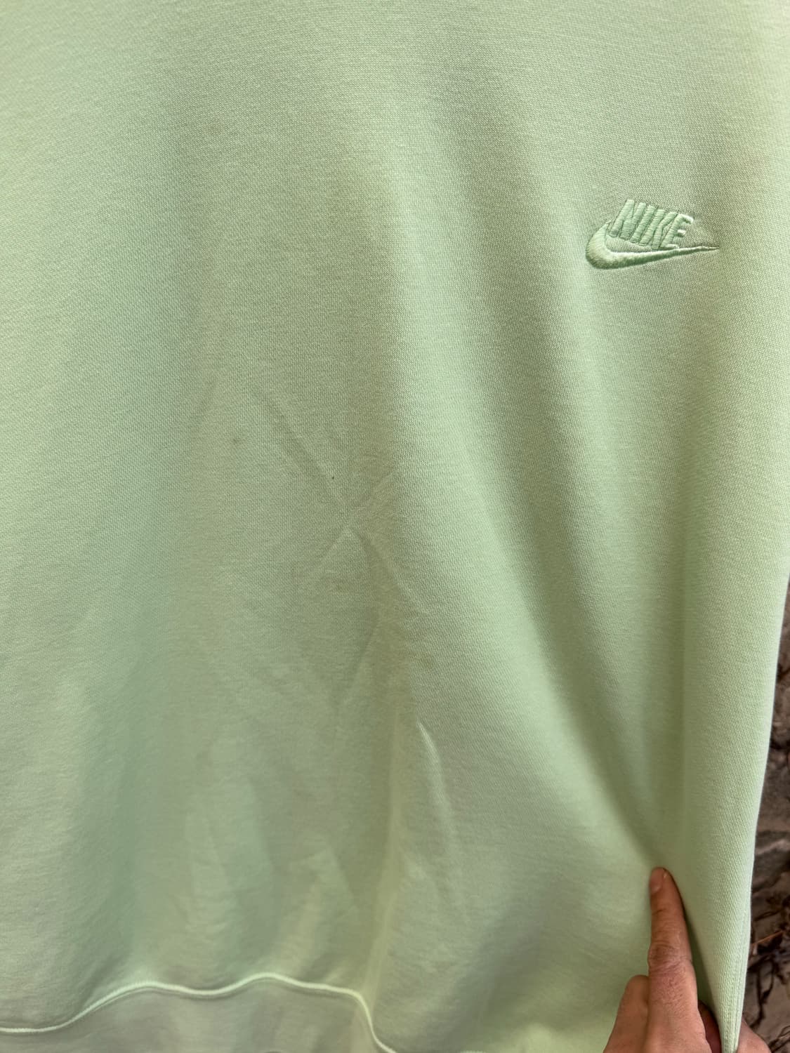 나이키 빈티지 리버스위브 스웻 셔츠 맨투맨 민트 2xl 상품이미지3