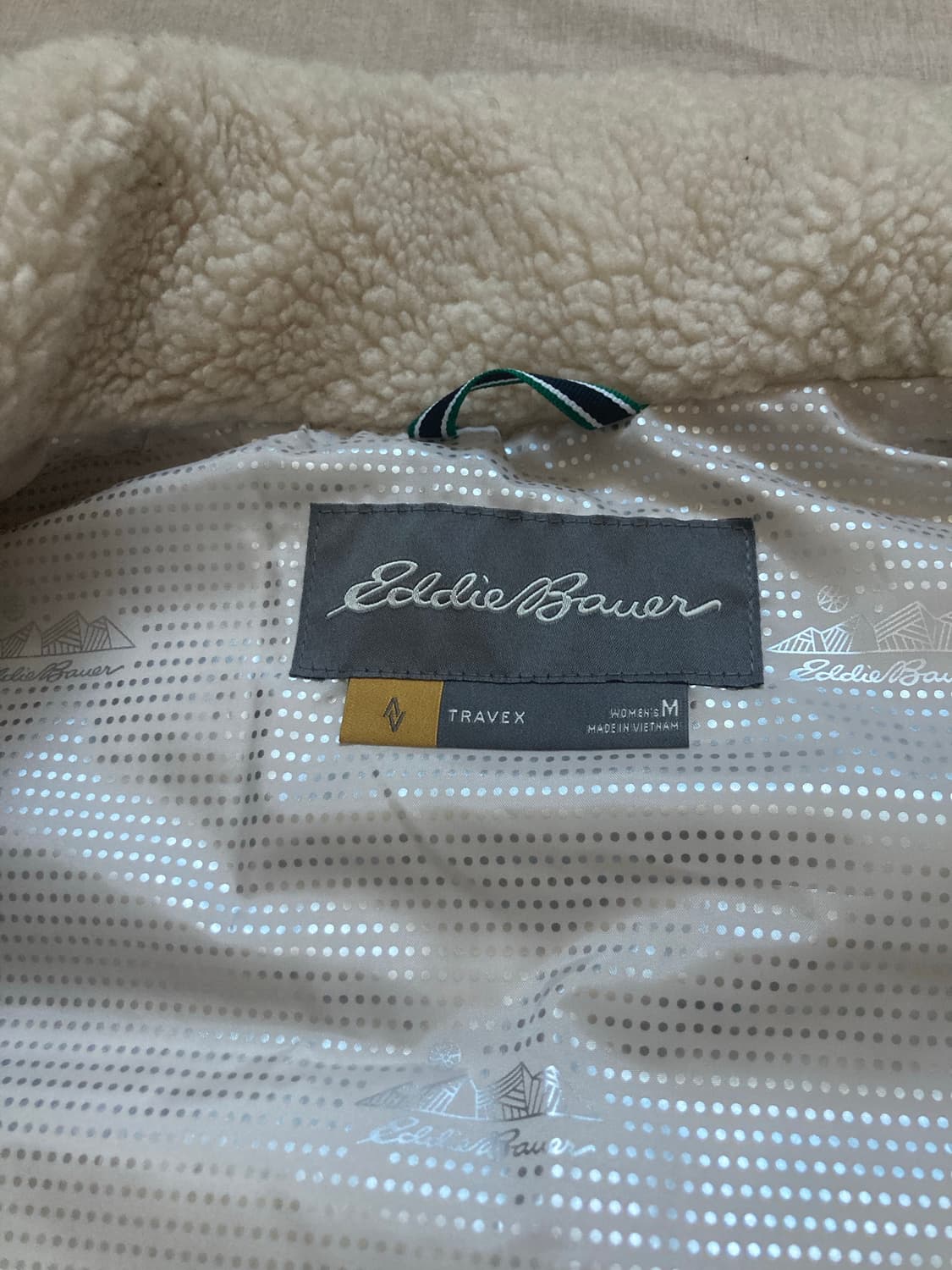 에디바우어 패딩 베스트 아이보리 상품이미지3