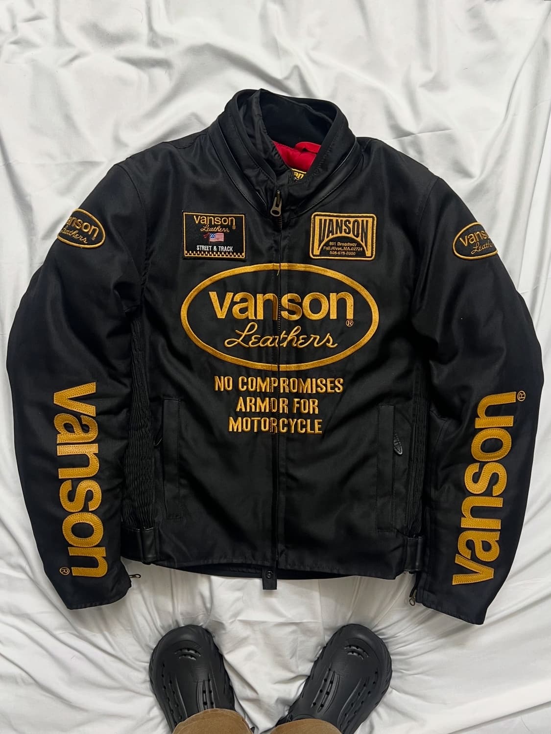 밴슨 레이싱자켓 라이더자켓 상품이미지1