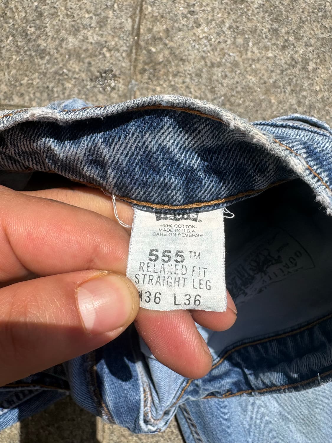 90s 리바이스 555 데님팬츠 상품이미지4