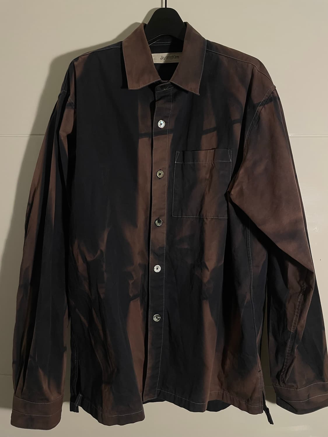 22AW 지용킴 선페이드 셔츠 상품이미지1