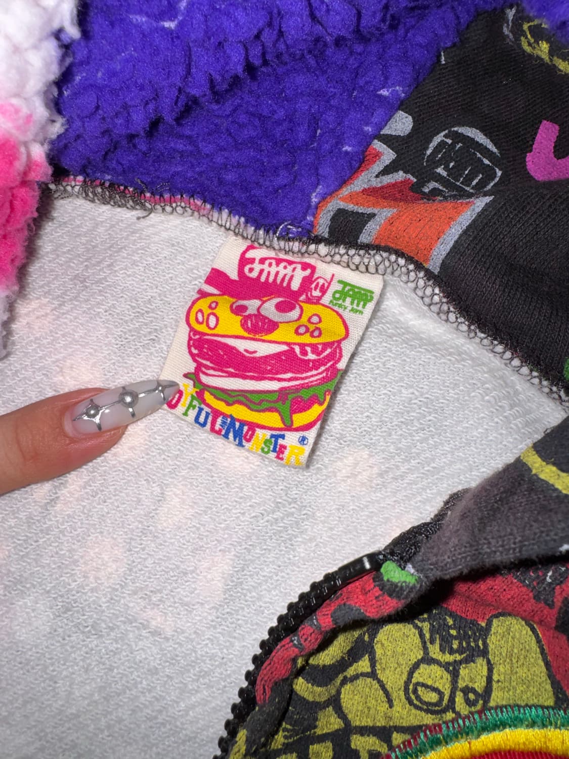 Joyful monster vintage Hood Zip-up 상품이미지4