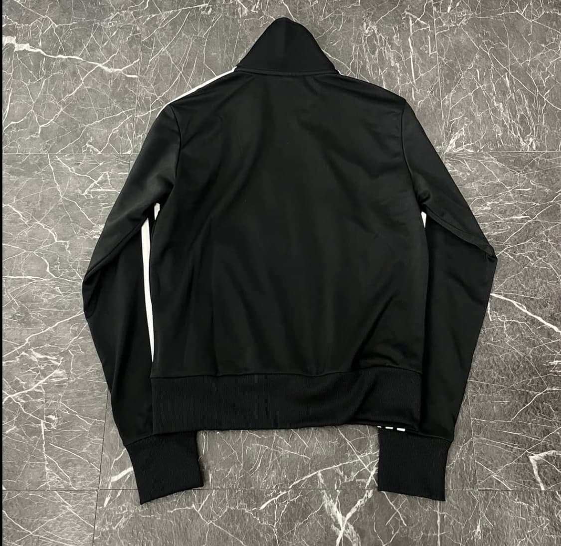 y2k 아디다스 딱붙핏 블랙 삼선 미니멀 트랙탑 져지 자켓 상품이미지2