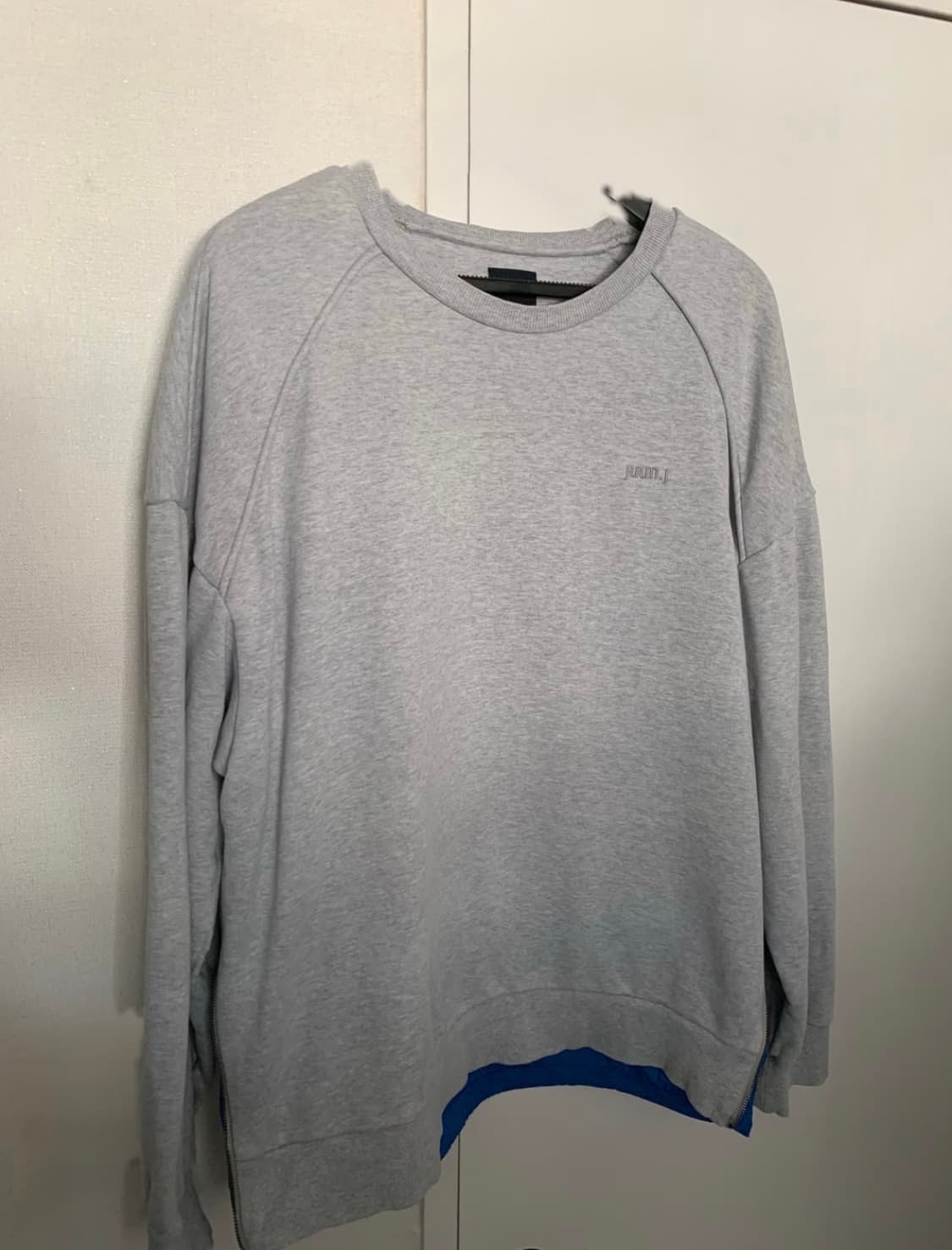 준지 사이드 지퍼 맨투맨-m 상품이미지1