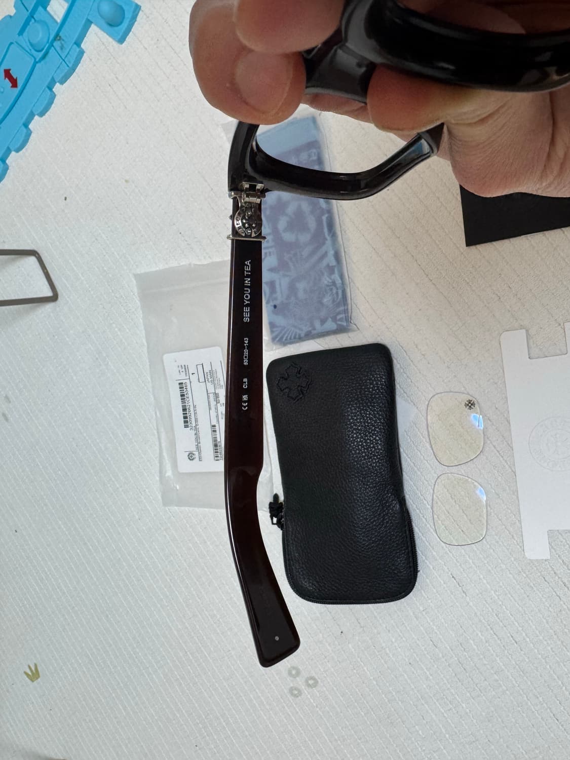 크롬하츠 안경 see you in tea (브라운 색상) 상품이미지6