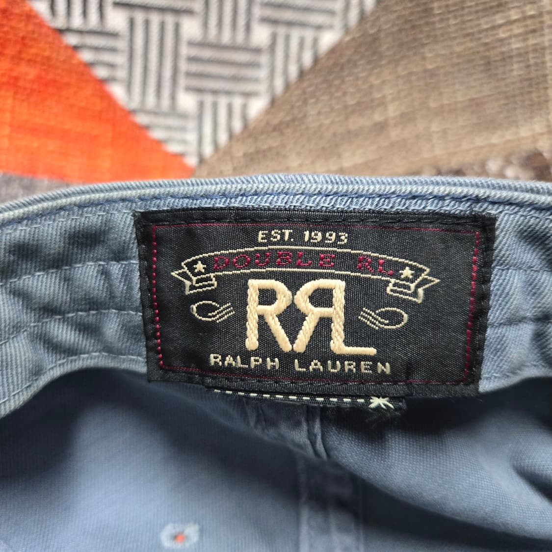 OS RRL 더블알엘 윙로고 볼캡 블루 상품이미지8