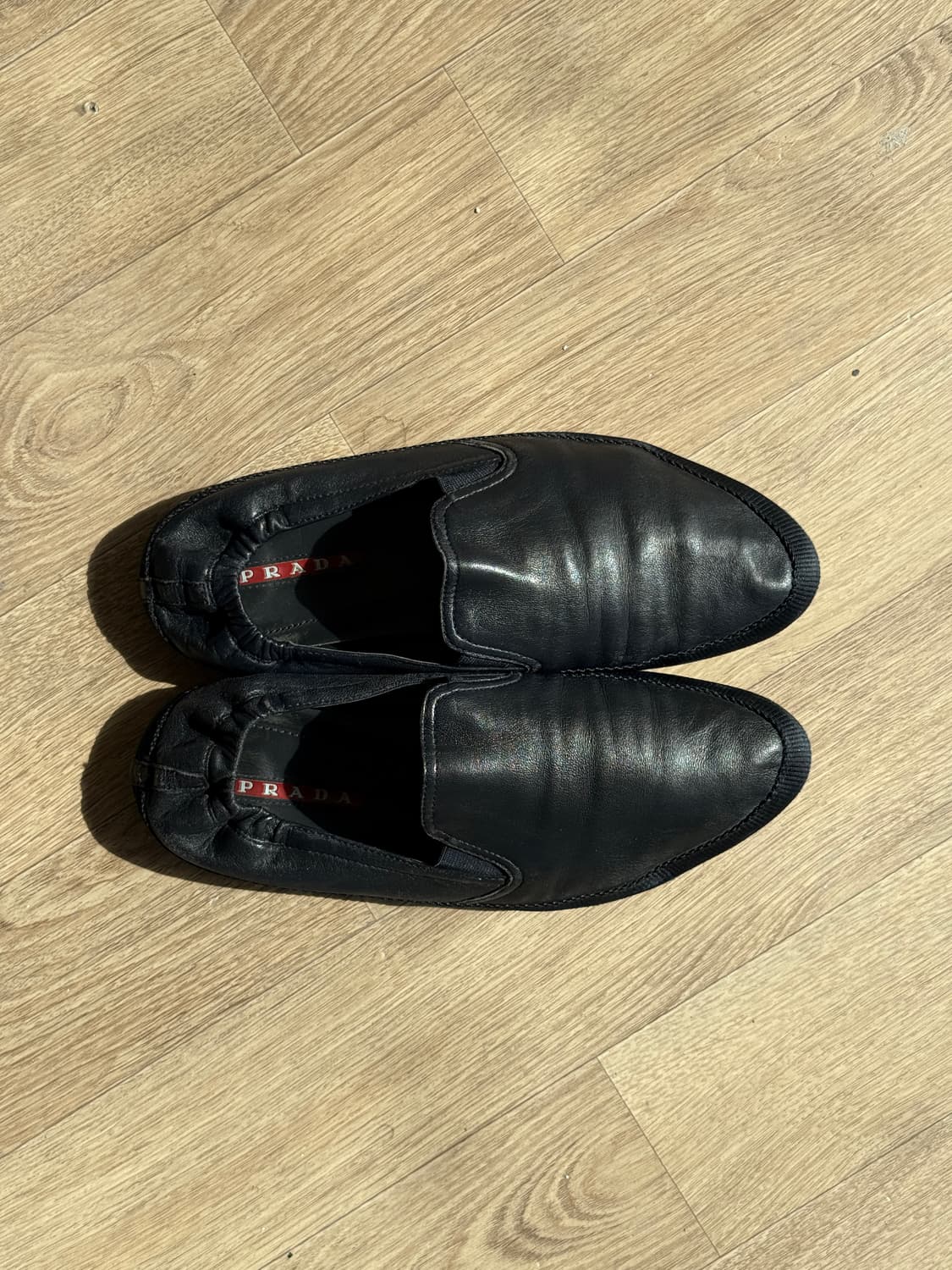 Leather Slip-on Navy 상품이미지4