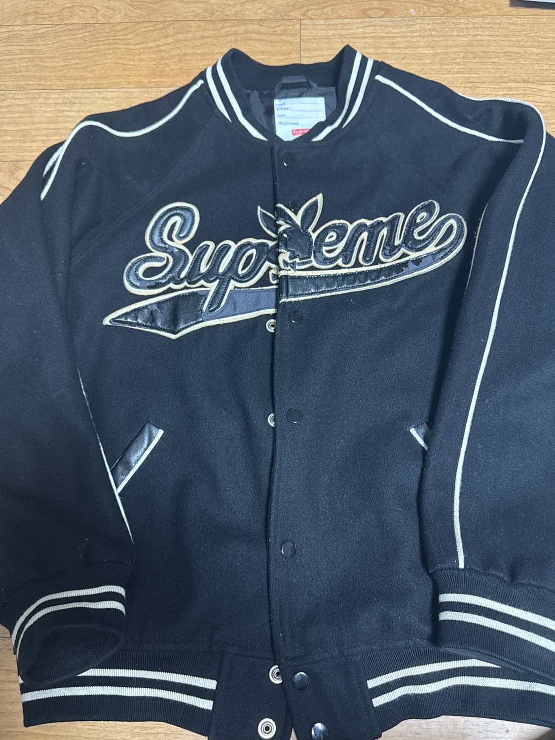 슈프림 플레이보이 바시티자켓 상품이미지2