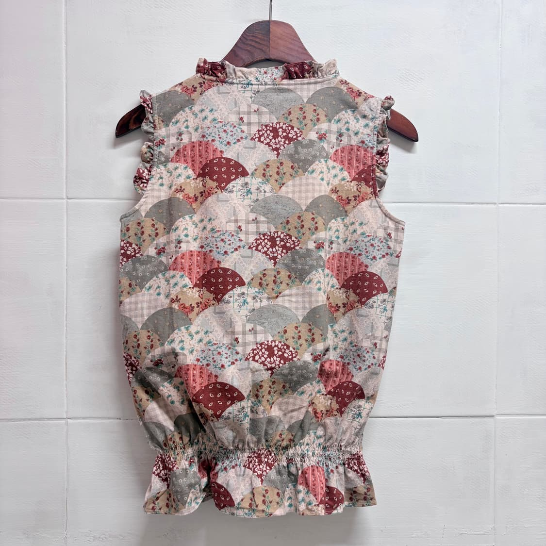 L.O.D style 패치워크 패턴 모리 페어리 슬리브리스 JPN 상품이미지6