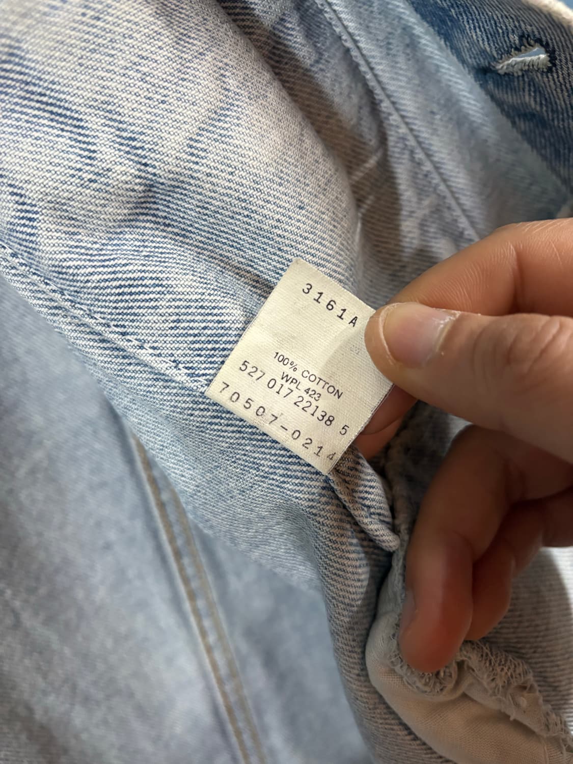 80‘s USA Levis 70507 denim jacket.  상품이미지7