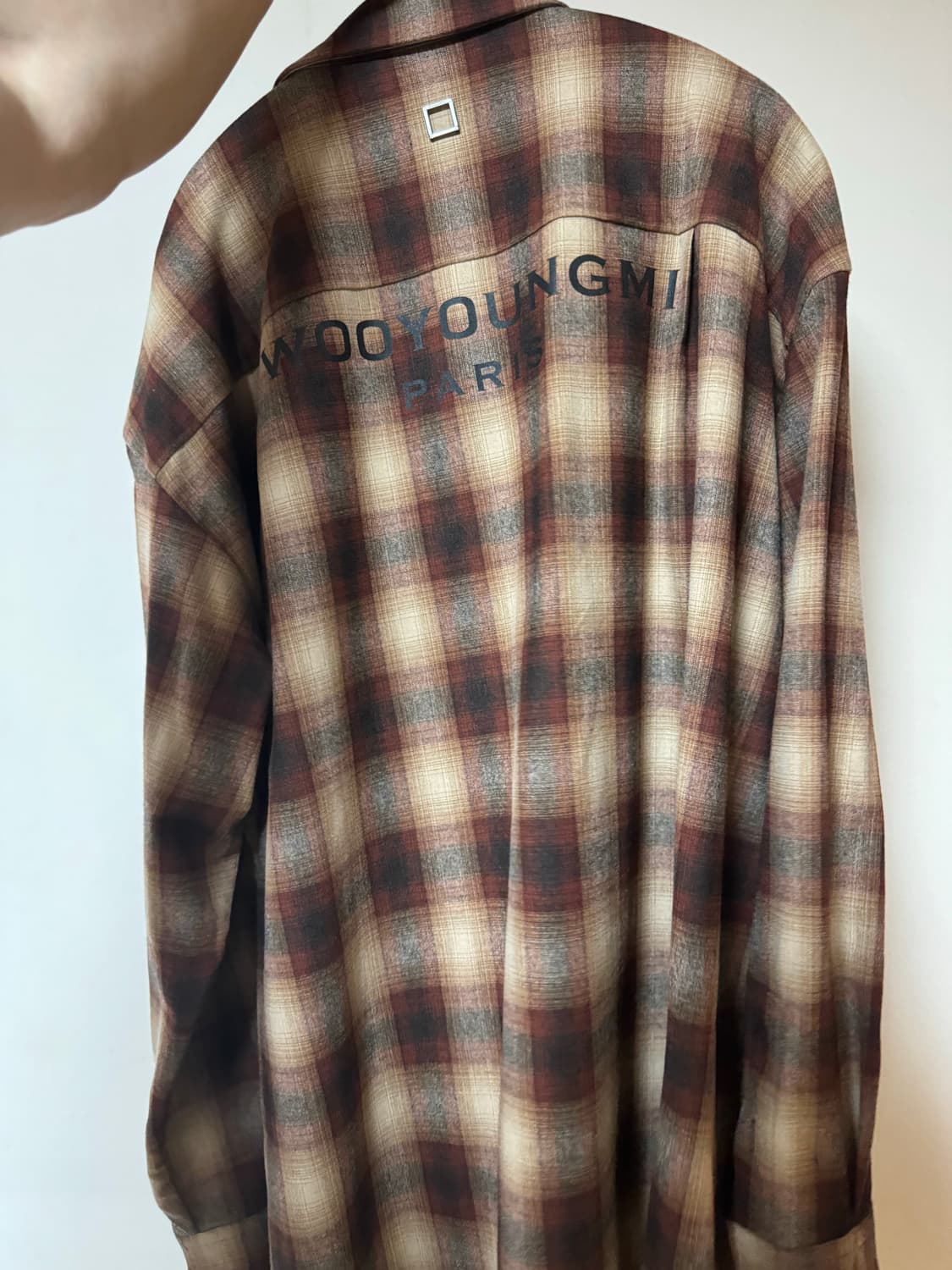우영미 체크셔츠 판매합니다 상품이미지2