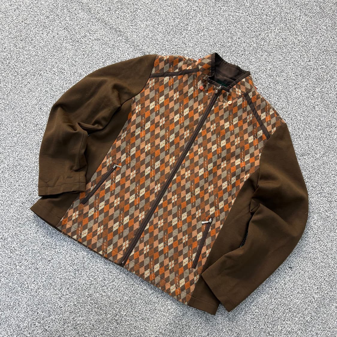 105 울시 남성 골프 패턴 집업 자켓 0319J 상품이미지1