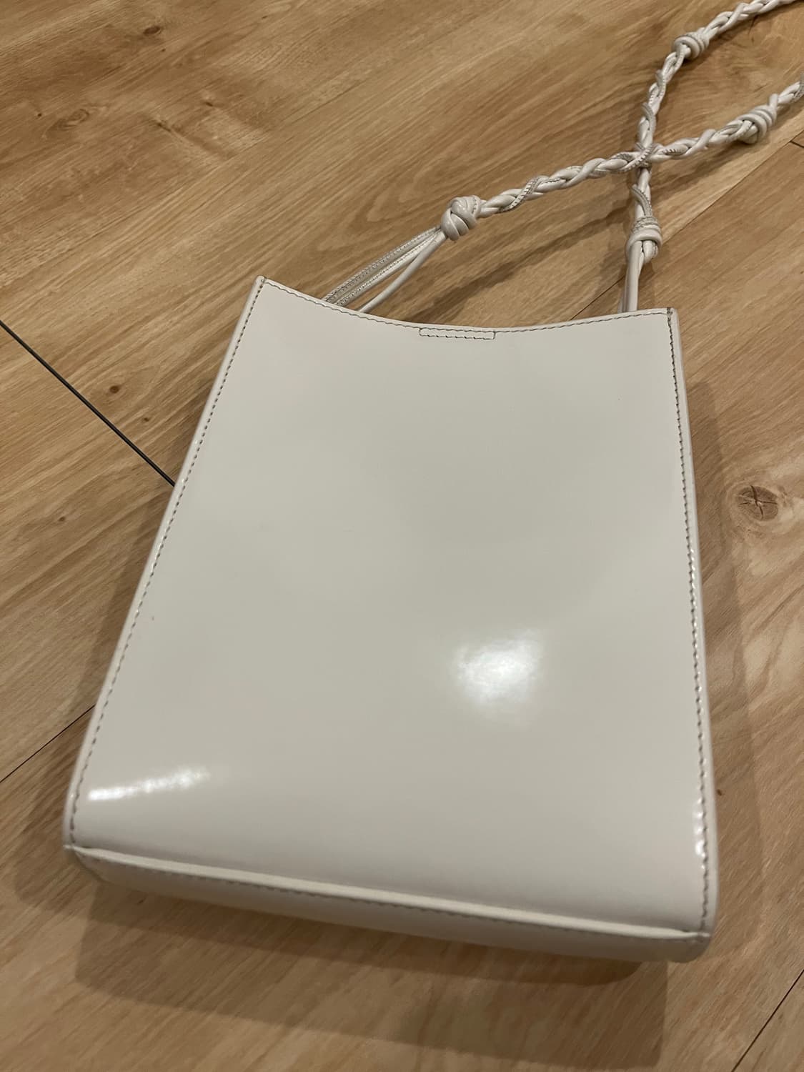 JIL SANDER 질샌더 레더 탱글백 화이트 상품이미지6