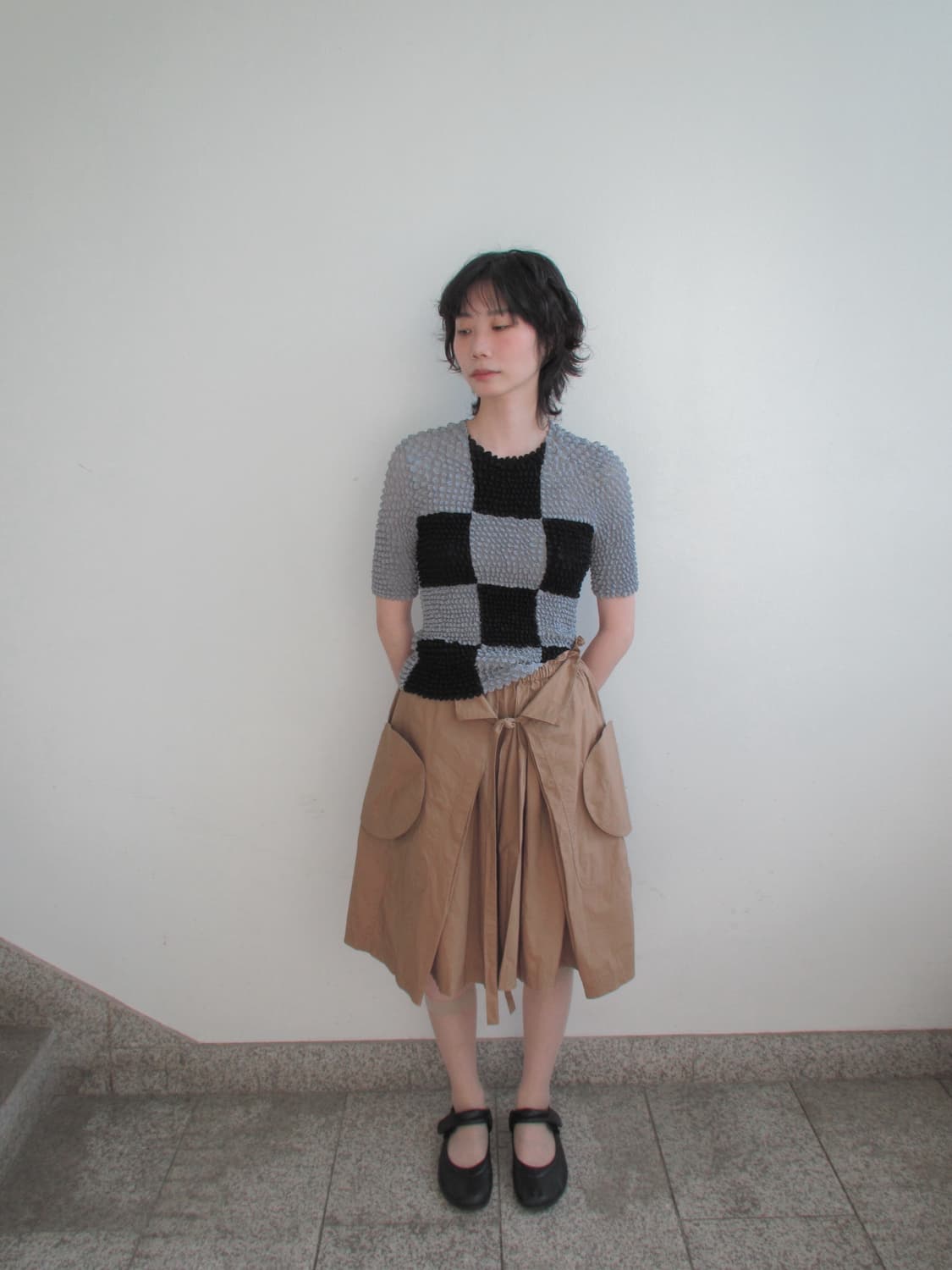 Passione mistral wrinkle top 상품이미지2