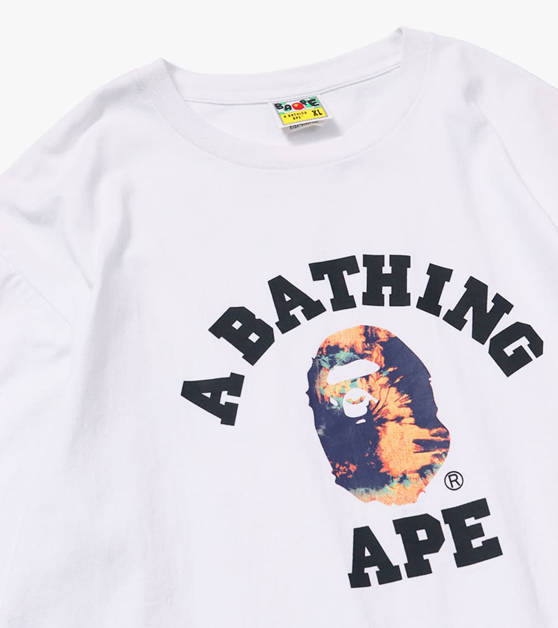 BAPE - TIEDYE COLLEGE T SHIRT 상품이미지3