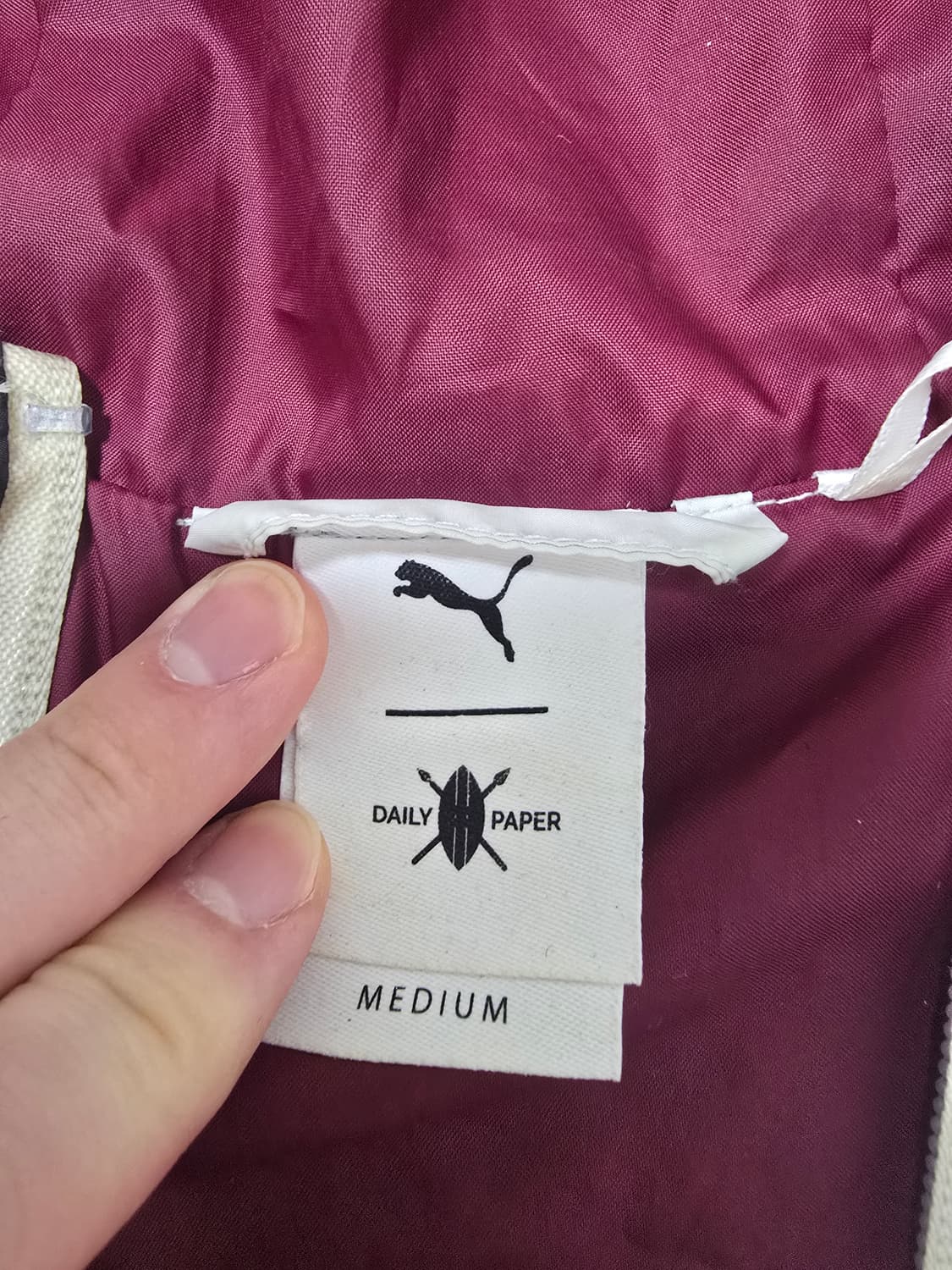 푸마 X 데일리페이퍼 콜라보 바람막이 L 상품이미지4