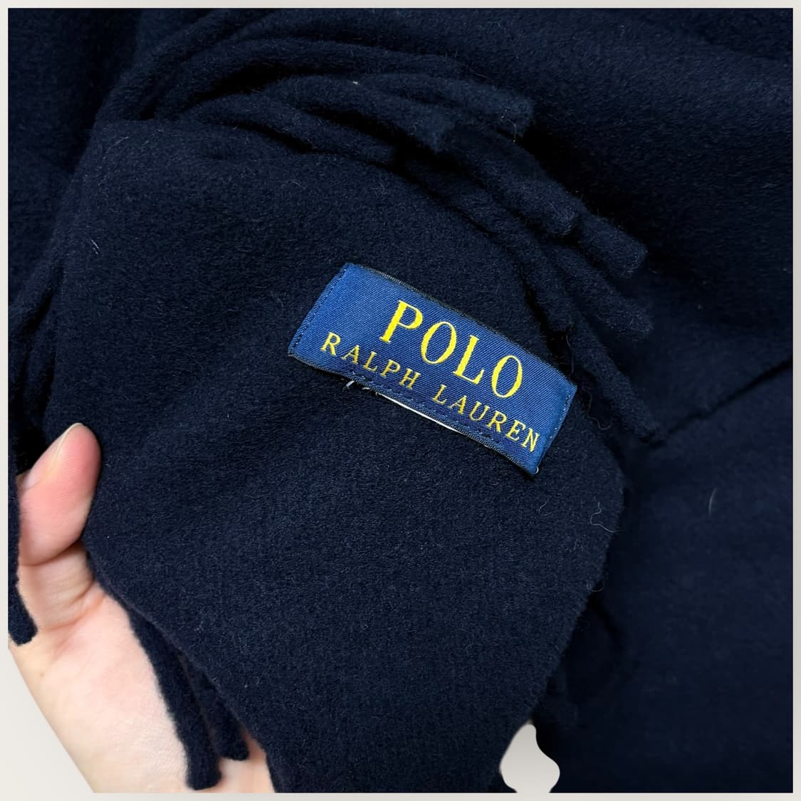 폴로 랄프로렌 네이비 머플러 목도리 상품이미지2