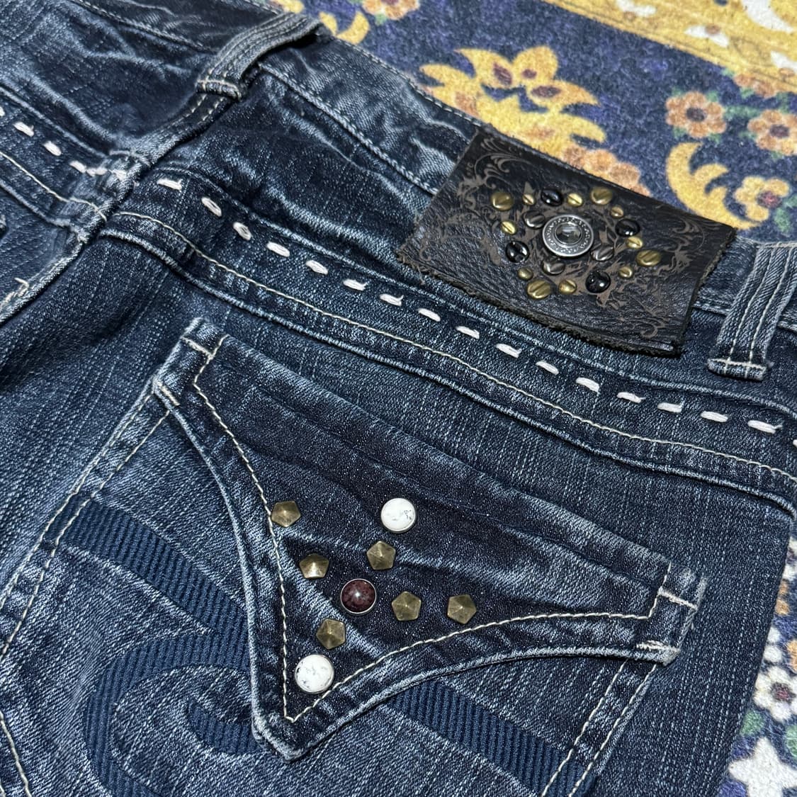 [재패니즈]Oririn Premium GemStone 젬스톤 데님팬츠 상품이미지2