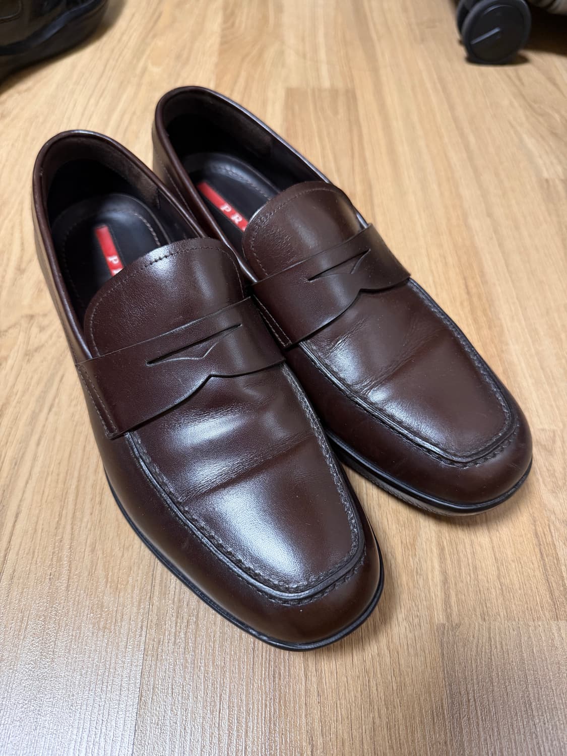 프라다 스포츠 다크브라운 로퍼 uk6 255-260  상품이미지1