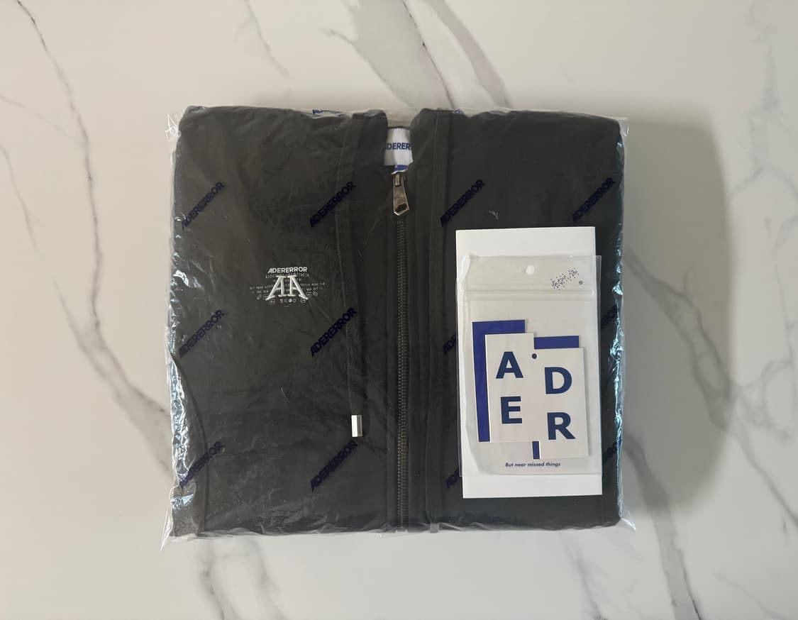 아더에러 놀크 로고 후드집업 카키 주우재 착용 상품이미지1