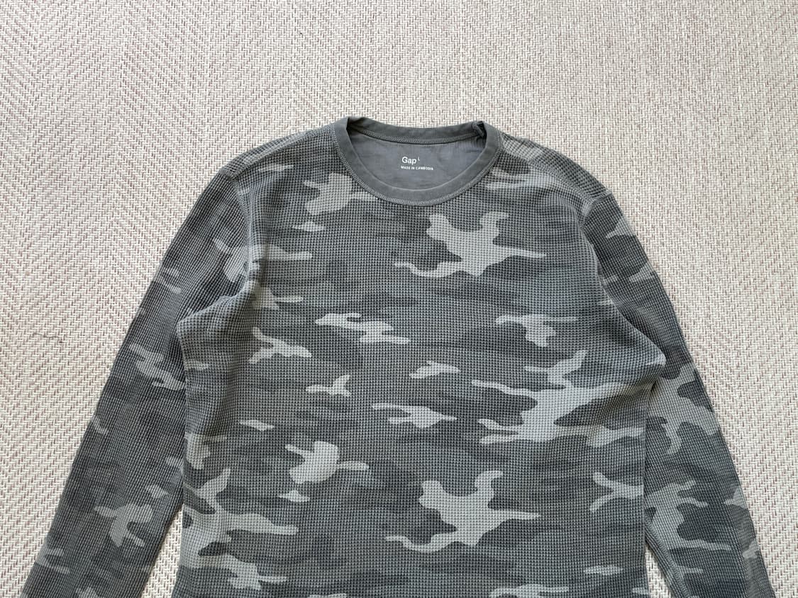 Gap 갭 카모플라주 롱슬리브  상품이미지2