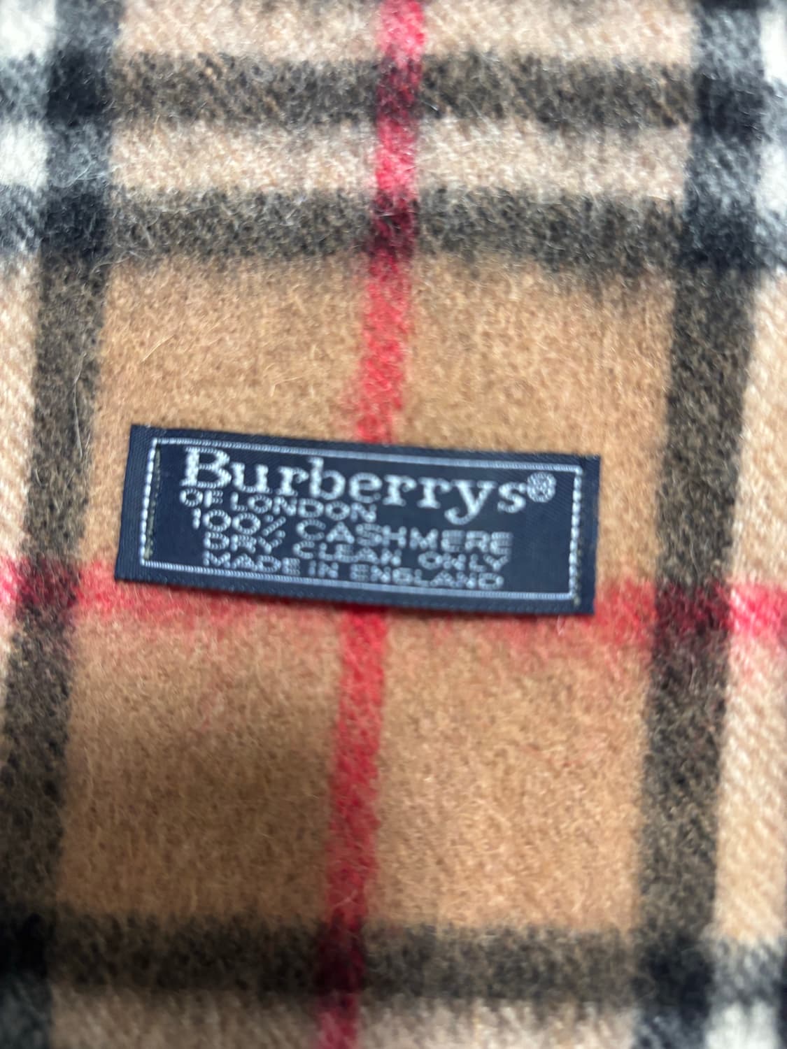 90년대 버버리 빈티지 캐시미어 상품이미지3