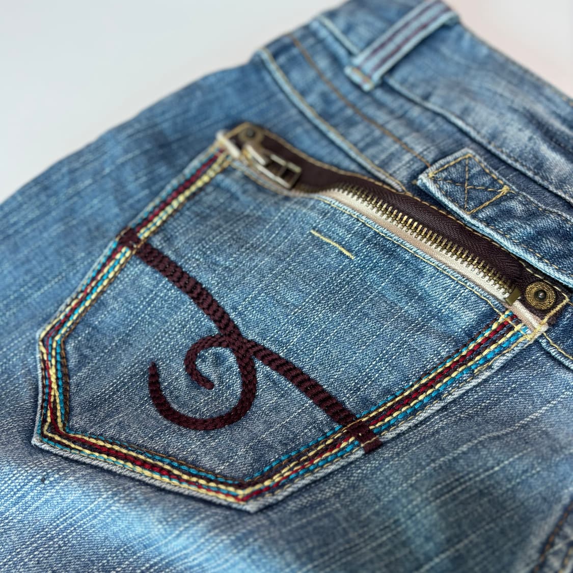 오리진 프리미엄(Oririn Premium) 언밸런스 포켓 디테일 데님 상품이미지4