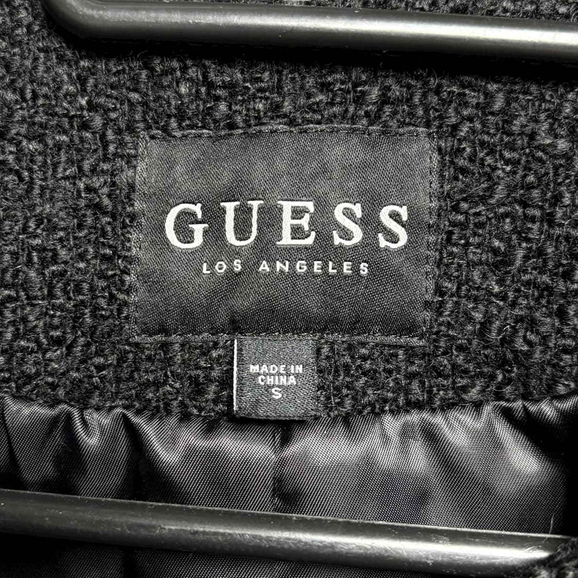 3691 게스 블랙 금장 트위드자켓 상품이미지5